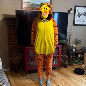 Tiger Striped Onesie Costume
